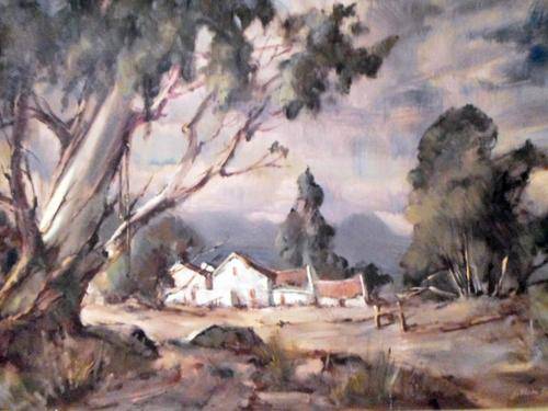 Johan Oldert - Farmscene - Investment art at its finest!! Bid now!!